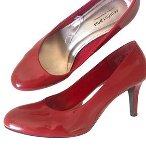 Comfort Plus Karmen Pump Red Heels - 8.5W